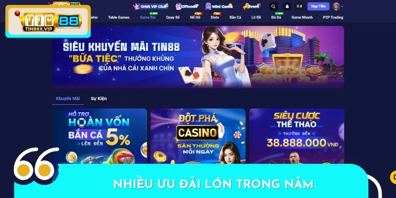 Ưu đãi, khuyến mãi tại đây luôn được cộng đồng game thủ quan tâm